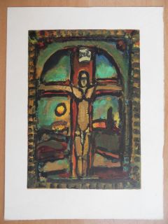 Georges Rouault Miserere Original Signed Woodcut on Arches 200COPIES