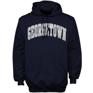 Georgetown Hoyas Navy Blue Bold Arch Pullover Hoodie Sweatshirt