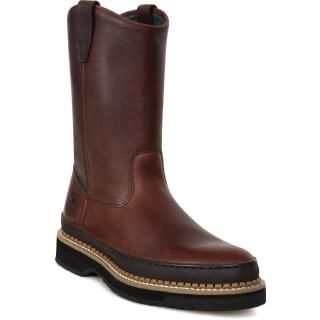 Georgia Boot Mens 9 in Giant Wellington Pull on Work Boots