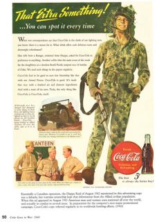 Coke Goes to War WW2 Advertising Pictorial Book