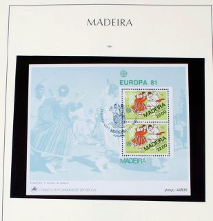 Portugisisch Azoren Madeira 1980 89 Je Komplett Gest
