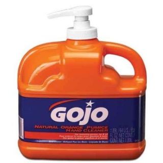 GoJo 0958 Low Profile 1/2 Gallon w/ Pump Dispenser GOJO NATURAL ORANGE