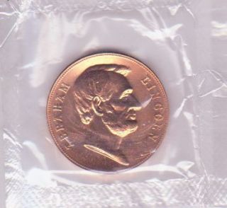 1861 ABRAHAM LINCOLN Presidential Inauguration Commemorative Medal