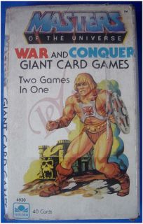 War and Conquer Giant Card Games 41 Pcs