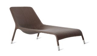 Gloster Scoop Chaise Lounge Outdoor Modern DWR Design Within Reach