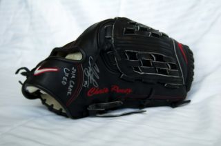 Chris Perez Game Used Autographed Nike Baseball Glove RARE