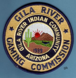 Gila River Arizona Tribal Gaming Commission Patch