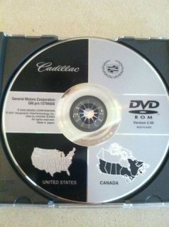 GM Cadillac Navigation DVD 2005 2007 STS Version 2 00 15794606