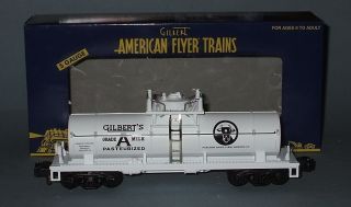 American Flyer Lines #6 48239 Gilberts Grade A Milk Tank Car~NIB~No