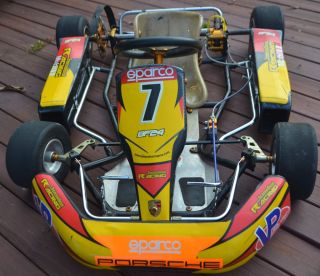 Fittipaldi Racing Go Kart Rolling Chassis 5 12 yrs Old Used for
