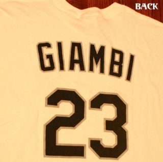 Jason Giambi Colorado Rockies MLB Baseball T Shirt XL