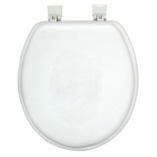 New White Standard Ginsey Padded Toilet Seat 951