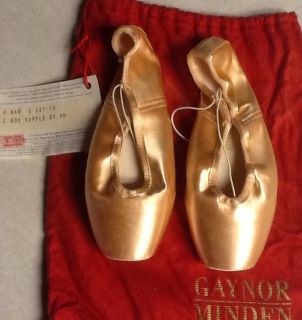 Gaynor Minden Ballet Pointe Brand New Shoes Sz 6 Nar