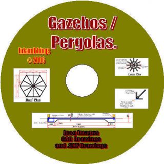 Pergolas Gazebos Plans 5 Fantastic Gazebos Pergolas Plans on PC CD B