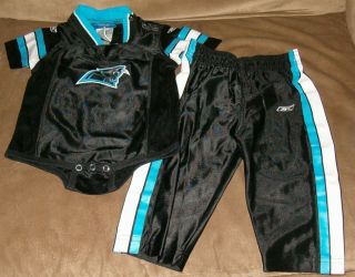 24M 24 Months Boy Girl Football Jersey Pants New Set Carolina Panthers