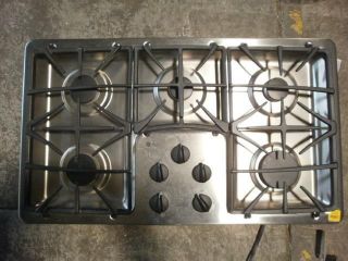 GE JGP963SEKSS 36 Stainless Gas Cooktop