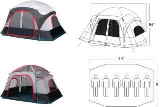 Gigatent FT 020 Gigatent FT 020 Katahdin Cabin Dome Tent Grey/White