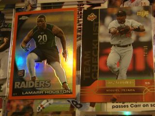 TONS OF GREAT INSERT CARDS INCLUDING SANDERS, SMITH, JOHNSON, MOSS