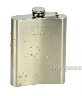  Steel Pocket Hip Flask for Gin Whisky Alcohol Wine Liquor K0E1