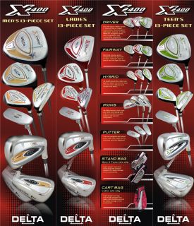 Delta Golf x 2400 Complete Teen Package Golf Set Teen Right Hand