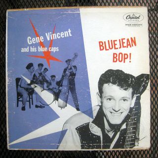 Gene Vincent and His Blue Caps Bluejean Bop  T 764 Turquoise Capitol