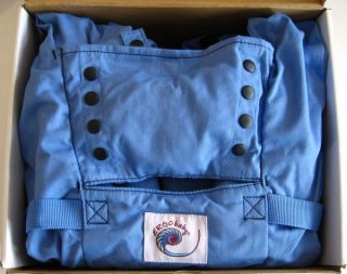 Ergo Baby Carrier Sport Blue Backpack Front Back Hip Belt Authentic