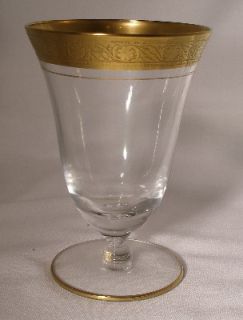 Glastonbury Lotus Minton Gold 35 Juice Goblet Glass