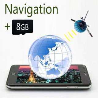  Android 2.3 3G+GSM WIFI Smart GPS phone+Free 8G TF Card World Map