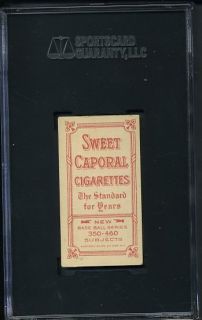 T206 1911 Sweet Caporal 350 460 George Bell Brooklyn Dodgers SGC 45 3