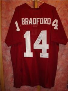 Sam Bradford signed Oklahoma Sooner jersey   PSA/DNA Authentic
