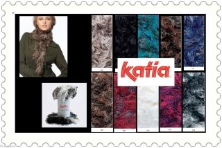 Katia Lolita 100 Gramm Fransen Schalwolle Freie Farb Mengenwahl