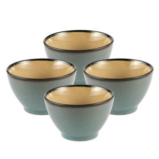 Gourmet Basics by Mikasa Belmont Blue Fruit Bowls Set of 4