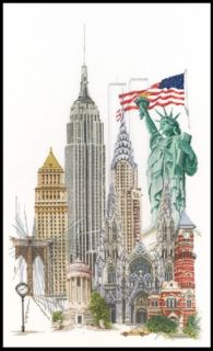 Thea Gouverneur Cross Stitch Kit New York America 36