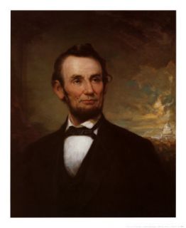 Handmade Oil Painting Repro George H Story Abraham Lincoln