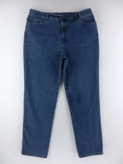 Gloria Vanderbilt Amanda Straight Leg Stretch Jeans Womens Pant Sz 16