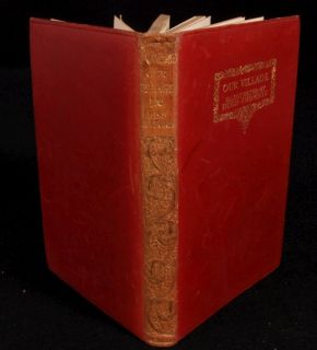 1927 Mary Russell Mitford Our Village Illus Leather