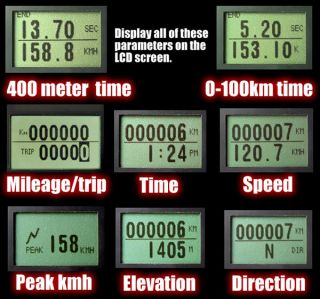 Speedhut GPS Speedometer 300KMH Odometer Trip and More