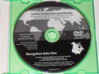 CADILLAC CHEVROLET GMC GM NAVIGATION DISC CD DVD 25912408 GPS MAP DISK