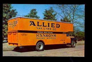 Ct Waterbury Connecticut Allied Van Lines Moving Truck Dexter Press No