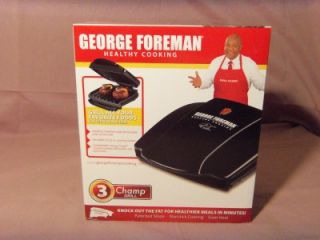 George Foreman Healthy Cooking Champ Grill