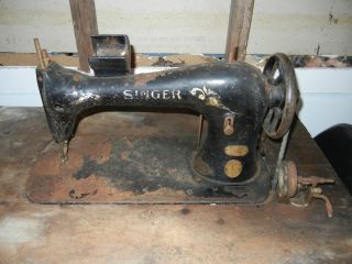 Singer Treadle Sewing Machine Commercial Patented 1899
