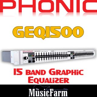 Phonic GEQ1500 15 Band Graphic Equalizer