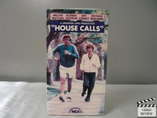 House Calls VHS Walter Matthau Glenda Jackson Art Carney Richard