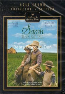 Hallmark Sarah Plain and Tall Glenn Close New DVD