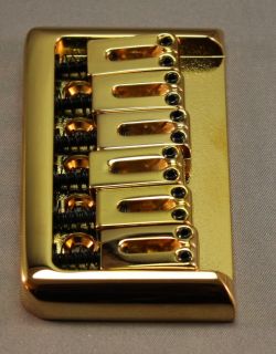 Gold Custom Hard Tail Bridge for Tele Strat