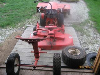Gravely 5000 2 Wheel Tractor Mower Extra Parts Manuals