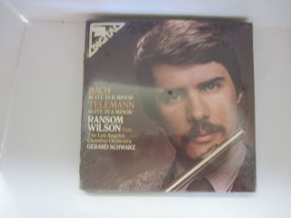 SEALED Ransom Wilson LP Bach Telemann Los Angeles Chamber Orchestra