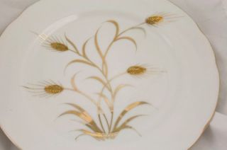 Golden Wheat Lipper Mann 2 Tier Dish Missing Bolt & Lefton Plate