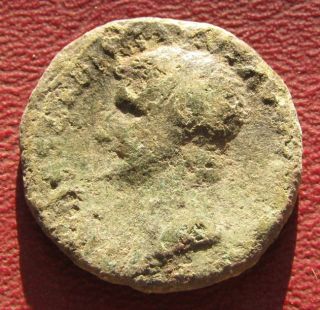  LARGE Authentic Ancient Roman Coin   Germanicus Restoration As 9984