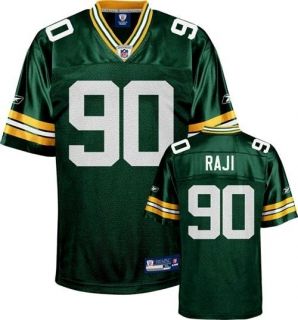 BJ Raji Green Bay Packers Jersey Large Reebok NFL Green 90